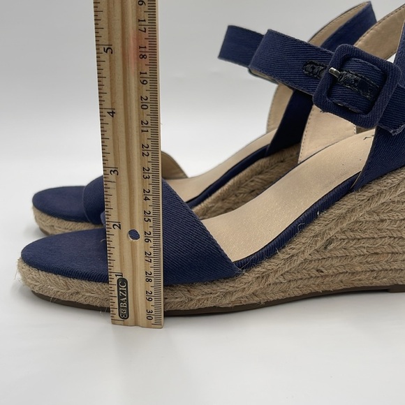 Life Stride Tango Wedge Sandal - Women’s Size 10 Navy Blue - Picture 6 of 11